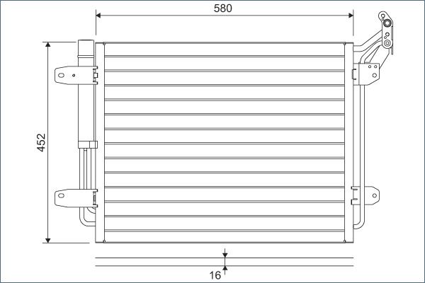 VALEO 814091 Kondenser Ford Tiguan