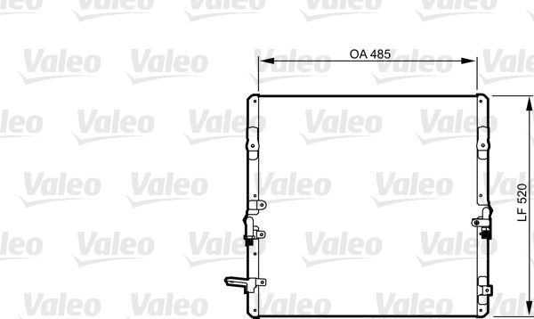 VAL-814280 Kondenser Land Cruiser