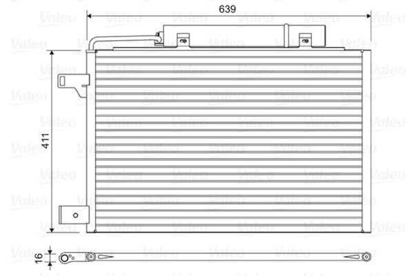 NIS-94911 Klima Radyatoru Mercedes A-Class W169 04/12 B-Class W245 05/11