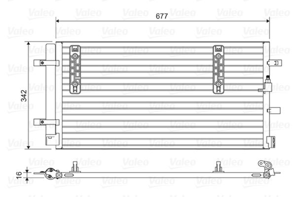 MAHLE-AC738000P (Behr) Klima Radyatoru A4 (B8) A5 (8t3-8ta-8f7-F5a-F5f) A6 (C7) Q5 (8rb)