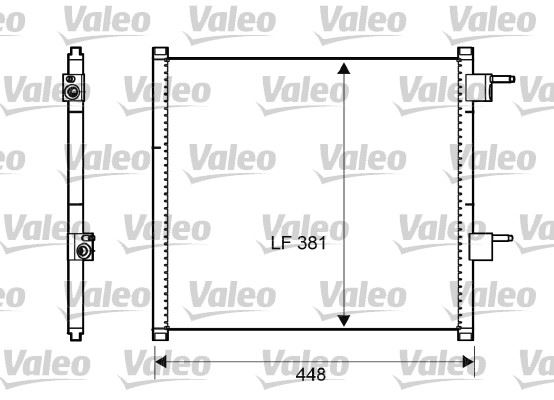 VALEO 817225 Klima Radyatörü Ford Ka 97> 1.3