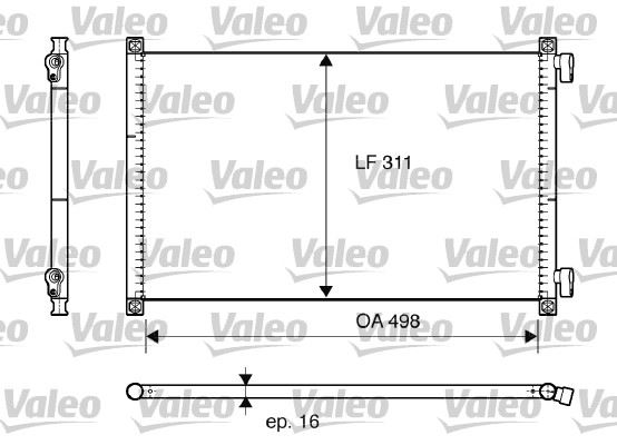 VALEO 817685 Klima Kondenseri Fiat Punto Ii 1.8i-1.9 D-Jdt 99-03 Oto.-Mek.