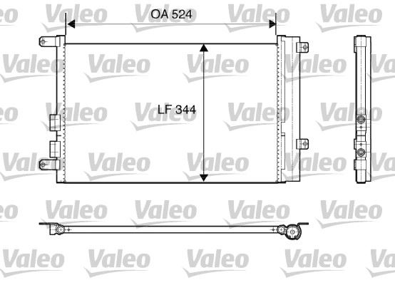 ERA 667045 Klima Radyatörü Alfa Romeo 147 01>10 1.6 1.9 Jtd 535x338x16