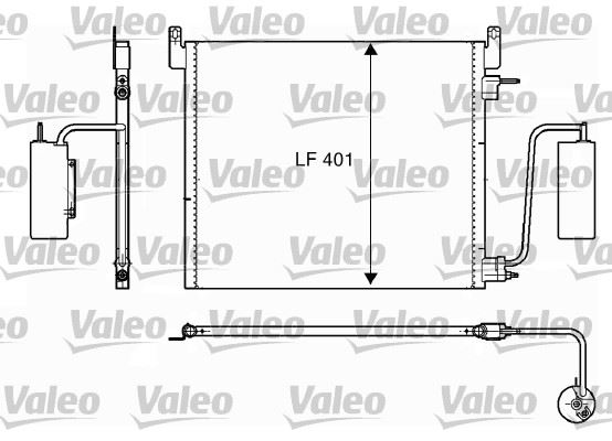 VALEO 817853 Klima Radyatörü Kondenser Opel Vectra C Gts-Signum 3.0 Cdti
