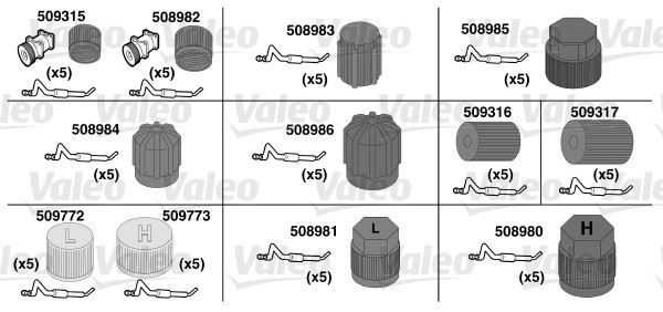 VALEO 509734 Kapak Kiti