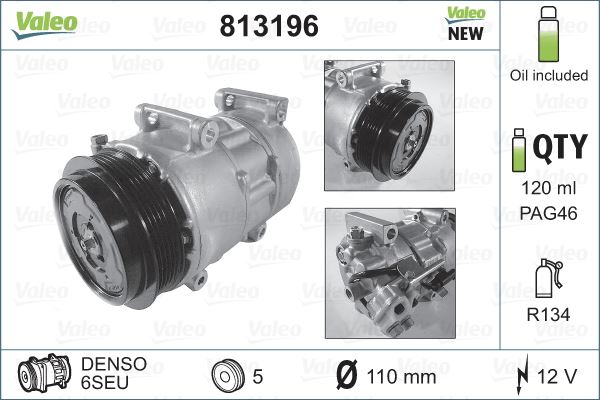 BOS-1986AD1042 Klima Kompresoru Mercedes A-Class W169 04/12 B-Class W245 05/11