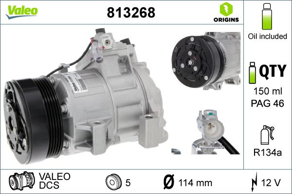 VALEO 813268 Kompresör Grand Vitara Yt4 2.0 Gas. J20