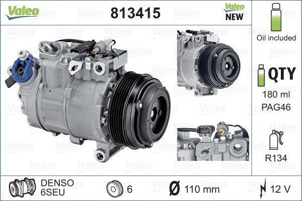 58-1405 Klima Kompresoru 6pk 110mm Bmw 1 Serisi (E81) 116d-118d-120d 2004-2012/ 3 Serisi (E90) 318d-320d-330d 2005-2011/ 5 Serisi (E60) 520 D 2003-2010/ X1 (E84) 2.0 D 2011-