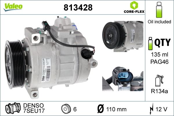 HLL-8FK 366 202-811 Klima Kompresoru E84-E87-E90-E92-E93