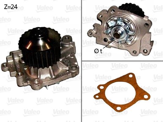 VALEO 506835 Devirdaim Su Pompasi Mitsubishi Carisma 1.6l 4g92 Da1a 95->