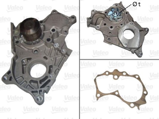 VALEO 506849 Devirdaim Su Pompasi Toyota Avensis 2.0l 1cdftv Cdt250 Dizel 03-08
