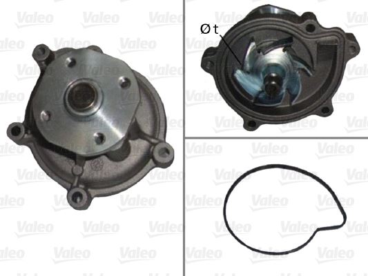 VALEO 506899 Devirdaim Pompasi Mercedes M266 W169 W245 . Smart Forfour 454 04>06 . Mitsubishi Colt Vi 1.5did 02>12