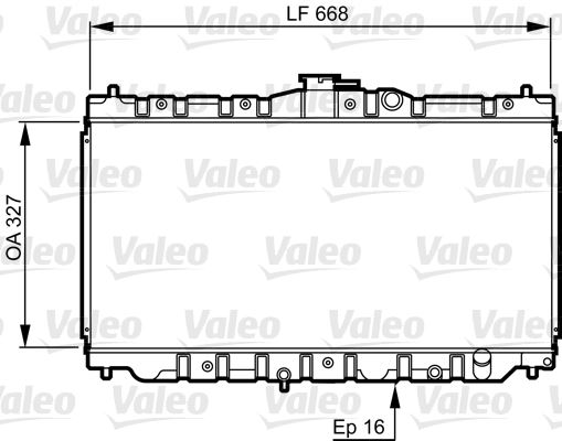 VALEO 730423 Radyatör Honda Accord