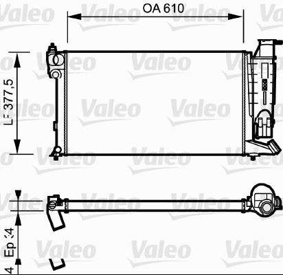 VALEO 730985 Radyatör Psa Zx/306 D Ac
