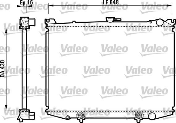 VALEO 731085 Radyatör Nissan King Cab