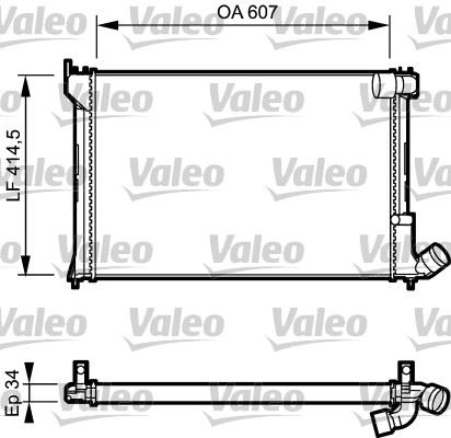VALEO 731297 Radyatör Xantia