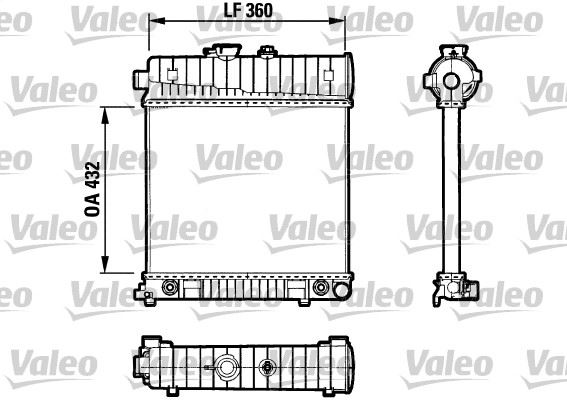 VALEO 731804 Motor Su Radyatoru Mercedes M111 W202 S202 W210 S210 Klimasiz