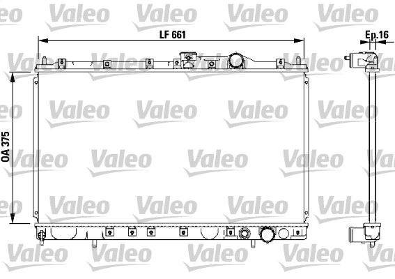 VALEO 732539 Radyatör - Mitsubishi Colt Mca