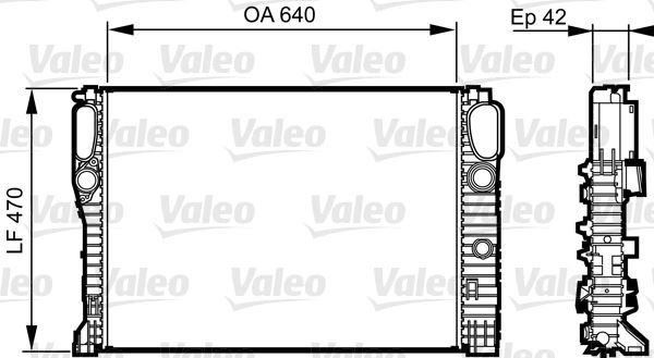 VALEO 732855 Motor Su Radyatoru Mercedes C219 W211 S211
