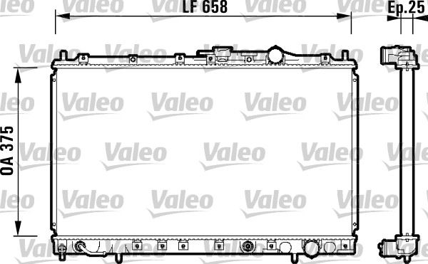 VAL-734139 Radyator Space Wagon M A