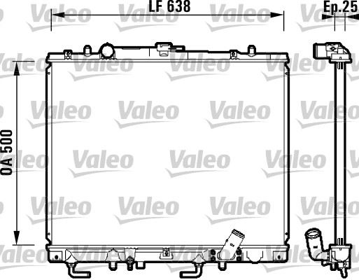MGA-80008 Su Radyatoru Brazing Mitsubishi L200 2001-2006 Pajero 2001-2007 (Mt)