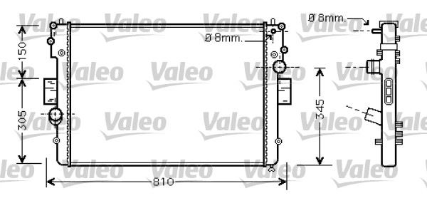 VALEO 734448 Radyatör Iveco Daily V Td