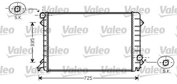 VAL-734754 Radyator A8 97>00