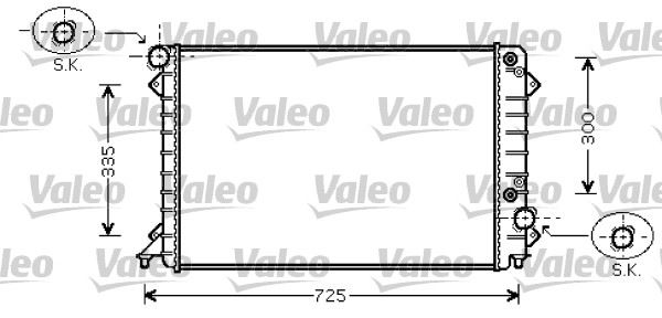 VAL-734755 Radyator A8 97>00 Tdi