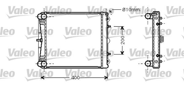 VALEO 734827 Radyatör Porsche Boxster