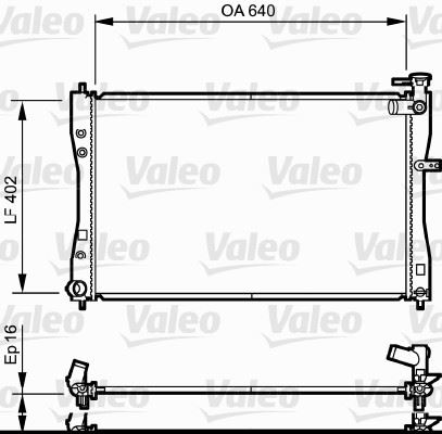 VALEO 735057 Radyatör Mitsubishi Colt Vi 2004>