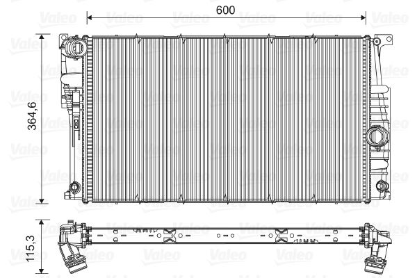 NIS-60817 Radyator N20-N26-N55-B38  -  F20-F22-F30-F32-F33