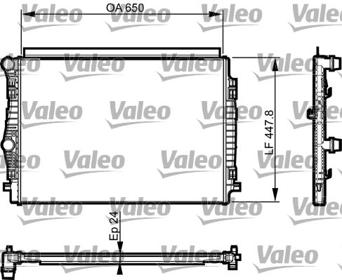 VALEO 735559 Radyatör Golf 7/ A3