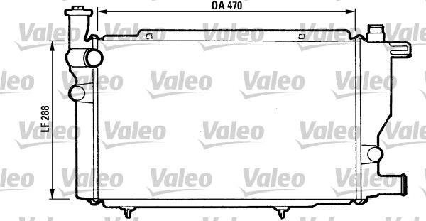 VALEO 810892 Radyatör P205 Gr/Gt/Sr