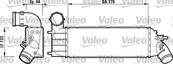 VALEO 817650 Turbo Radyatörü Psa 807 / C8