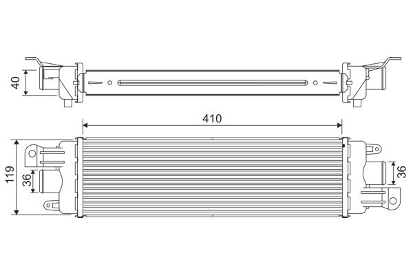ORIS-IFI051040 Turbo Radyatoru (Intercooler) Albea Palio 1.3jtd 03>