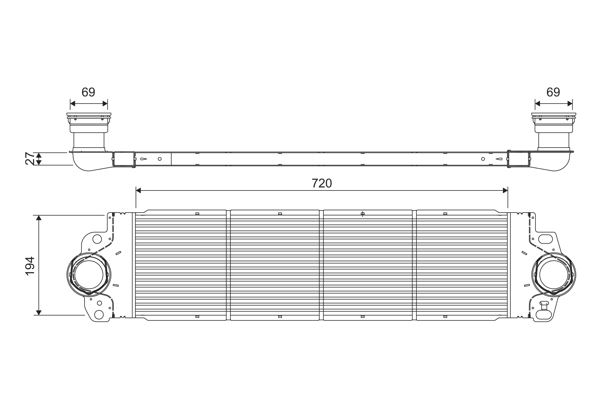KLR-343100 Turbo Radyatoru Vw Transporter