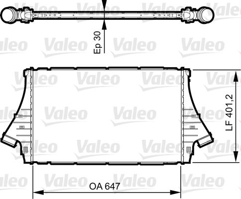 VALEO 818840 Turbo Radyatörü Saab 93 New
