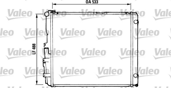 KALE 363805 Motor Su Radyatoru Mercedes W124 S124 C124 A124 Klimali
