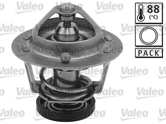 VALEO 820076 Termostat 88c - Contali Honda Civic 1.6l 1.8l R16a R18a Fd6 Fd7 Fk2 Fc 07-> / City 1.4l L13a8 Ge4 02-08 / Jazz 1.4l L13a1 Gd1 02-07 / Cr-V 2.0l R20a2 Re5 07->