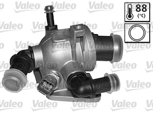 ZENON FI8401 Termostat Komple 88 C Doblo-Fiorino-Linea-Punto-Corsa D-Astra H-Combo 1.3 Mtj 1.3 Cdti Müşürlü