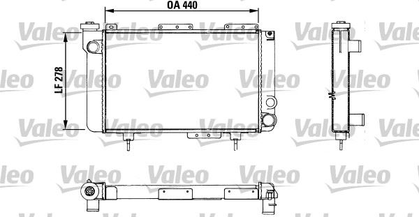 VALEO 883463 Radyatör R4 Gtl/F4/F6