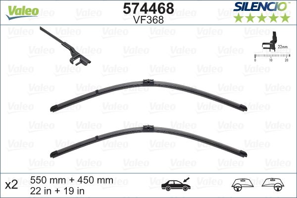 DEN-DF-120 Silecek Takim ( Mercedes W204 Glk )