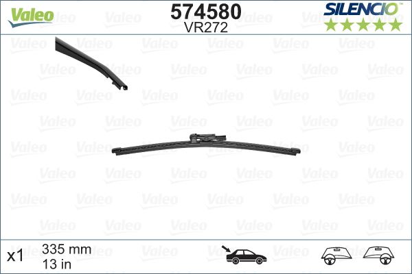 KRG-AT0051 Silecek Seti Arka (Kol+Supurge) 300mm Bmw X1 (E84) 2010-2015