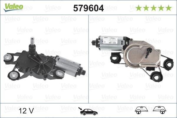 VALEO 579604 Silecek Motoru Arka Seat Ibiza Iv.V