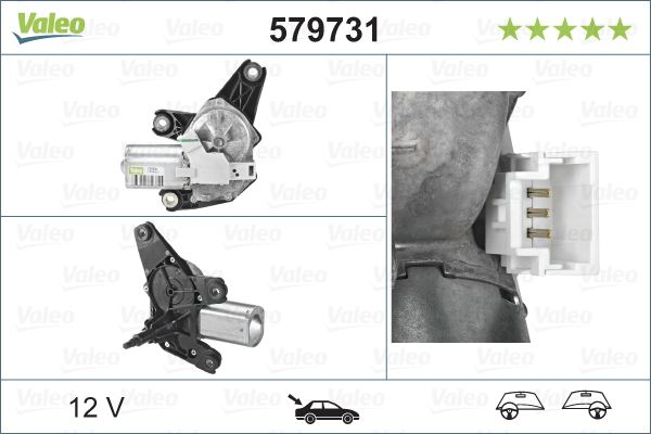 MY 8200145486 Silecek Motoru Arka Opel Vivaro A 01>14 Vivaro B 14>19 Renault Trafic Ii 01>
