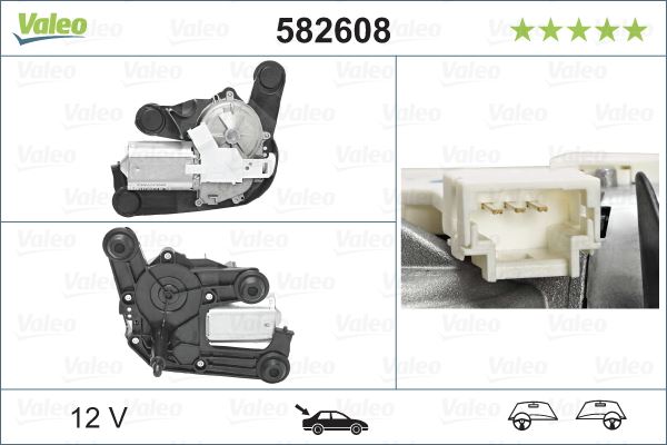 PSA 6405.JQ Arka Silecek Motoru P308-P3008-P5008-C4-Ds4-Ds5