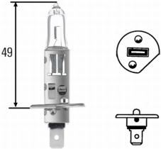 VALEO 032931 H1 Ampul Karton Kutu - Standart 24v Halojen-P14.5s