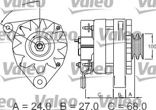 VALEO 439099 Alternatör Agco A13n276