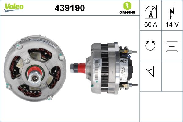 VALEO 439190 Alternatör Khd A13n271