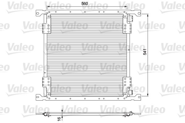 ORIS CME019016 Brazing Condenser . Mercedes Cme019016-Atego 1998 / Axor 2002